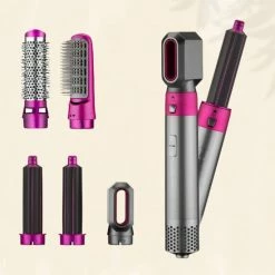 BeautyVentura? Beauty Ventura? - Air Pro - 5 In 1 Multi Styler F?hn - F?hnborstel - Airstyler - Hairwrap - Roze