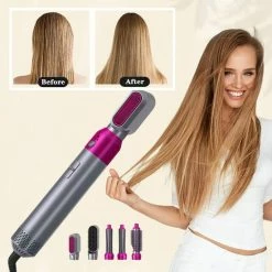 BeautyVentura? Beauty Ventura? - Air Pro - 5 In 1 Multi Styler F?hn - F?hnborstel - Airstyler - Hairwrap - Roze -Babyliss Shop 550x550 1410