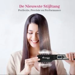 Swanliss® Swanliss Steam Plus Met Argan Olie - Stoom Stijltang - Zwart -Babyliss Shop 550x550 1455
