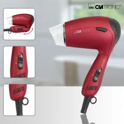 Clatronic HTD 3429 - Haardroger - Reisf?hn - Opvouwbaar - Rood -Babyliss Shop 550x550 1458