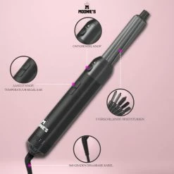MOONIE'S® 5 In 1 Multistyler - Föhnborstel - Volume Borstel - Stijlborstel - Krulborstel - Haardroger - Föhn - Airwrap Alternatief -Babyliss Shop 550x550 1479