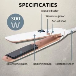 Camry Stijltang - Temperatuurregeling - Keramisch - 300W - Stijltangen -Babyliss Shop 550x550 1523