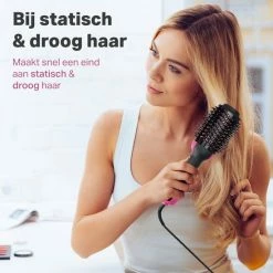 Merkloos 3-in-1 F?hnborstel - Fohnborstels - Fohn Borstel - Magic Brush - Krulborstel - Fohn Kam - Voor Lang/Kort En Stijl/Krullen -Babyliss Shop 550x550 167