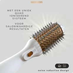 AGERMANN 4-in-1 Föhnborstel - Keramische Magic Brush - Lang/Kort/Stijl/Krullen - 1200W - Wit -Babyliss Shop 550x550 181