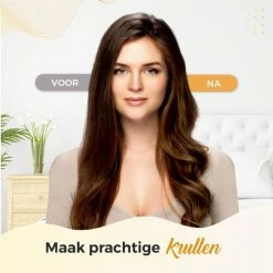 Simver Automatische Krultang - Draadloos - Krultangen - USB Oplaadbaar - LCD Display - Keramische Krulijzer - Goud - Black Friday 2022 -Babyliss Shop 550x550 315