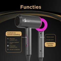 F?hn Met Diffuser Met Ionentechnologie Haardroger - Voor Elk Haartype - Haarf?hn Voor Krullen - Warm En Koud - 2000W - Simver - Black Friday 2022 -Babyliss Shop 550x550 341