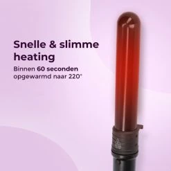 Jocam? 5-in-1 Keramische Krultang Met Opzetstukken ? Golvenkrultang ? Curling Wand Krultang Zonder Klem ? Hair Curler - Zwart -Babyliss Shop 550x550 368