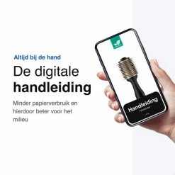 Vivid Green 3-in-1 Ionische Fohnborstel Met Keramische Coating - Lang/kort/Stijl/Krullen - 1000W - Zwart/Goud -Babyliss Shop 550x550 380