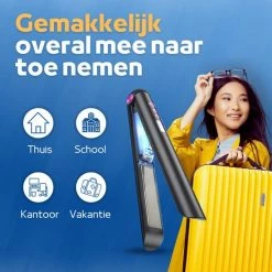 Woodoro Draadloze 2-in-1 Stijltang En Krultang ? Wave & Golvenkrultang ? Keramische Platen - Fer ? Lisser - Zwart -Babyliss Shop 550x550 384