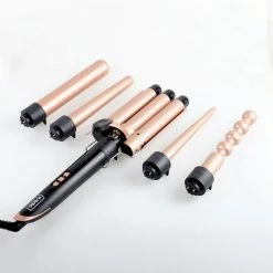 Keramische Krultang Met Opzetstukken Wafeltang Waver Golvenkrultang - Curling Iron - 9 Tot 32mm - Meerdere Kleuren - RAVEG -Babyliss Shop 550x550 413