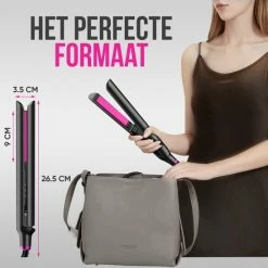 Strex Stijltang - 2 In 1 - Stijlen En Krullen - Keramisch - 120℃/230℃ - Krultang -Babyliss Shop 550x550 482