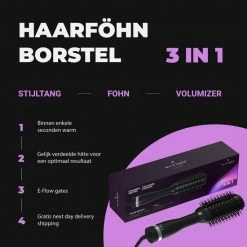 Ace & Taylor KT186 Plus - 3 In 1 Keramische F?hnborstel - Krulborstel - Ronde Borstel -Babyliss Shop 550x550 52
