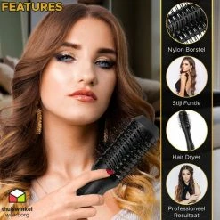 Toivo 3 In 1 F?hnborstel - Extra Lange Snoer 2 Meter - Stijlborstel - Krulborstel - Magic Brush - Ronde Haar Borstel - Multistylers -Babyliss Shop 550x550 544