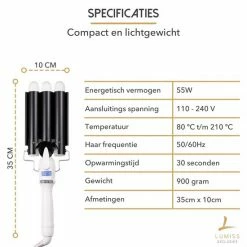Lumiss Wave 25MM - Wafeltang -Babyliss Shop 550x550 586