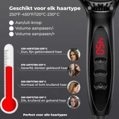 B-care Stijlborstel - Stijl Haar - 3 In 1 - Fohnborstel Roterend - Elektrische Stijlborstel - Straight Brush - Hetelucht Borstel - Warmteborstel - Haarborstel - Haarverzorging - Stijltang - Black Friday ? Sinterklaas ? Schoencadeautjes Sinterklaas -Babyliss Shop 550x550 664