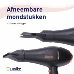 Qualiz Pro F?hn Met Diffuser ? Veilig Voor Je Haar ? Ionische Haardroger ? Haarf?hn ? Hair Dryer -Babyliss Shop 550x550 743
