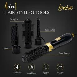 Len?ve F?hnborstel - 4 In 1 - Fohn - Krultang - Borstel F?hn - Fohnborstel Met Opzetstukken -Babyliss Shop 550x550 754