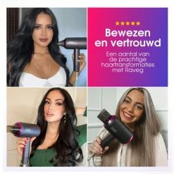 Föhn Met Diffuser Krullen Ionische Haardroger Haarföhn Krullen - Meerdere Kleuren - RAVEG -Babyliss Shop 550x550 88