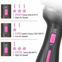 Igoods 3-in-1 F?hnborstel - Keramische Magic Brush - Lang/Kort/Stijl/Krullen - 1000W - Zwart -Babyliss Shop 550x550 921