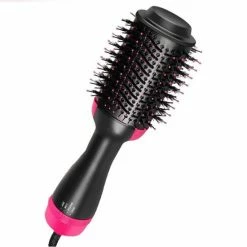 Merkloos 3-in-1 Multistyler - Zwart / Roze - F?hnborstel / Krultang / Stijltang - Borstel - Keramisch - Drogen & Stylen -Babyliss Shop 550x550 950