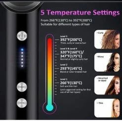 Viatel Stijltang-Stijlborstel -Straightening Brush -keramische Haarstijler - Elektrische Haarborstel-stijltang-stijl Brush-stylingtool -Babyliss Shop 550x551 34