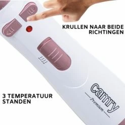 Camry Fohnborstel - Fohnborstel Roterend - 2 Opzetstukken - Temperatuurregeling - Keramisch -Babyliss Shop 550x552 28