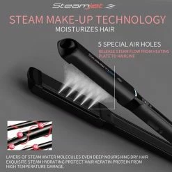 Komex KM-M6 Steamliner/Steampod/Steamjet - Stijltang Met Stoomtechnologie - Stoomstijltang - Glam Edition -Babyliss Shop 550x552 30