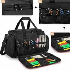 Webe Professionele Kapper-Reistas - Zonder Accessoires - Kapperstas - Kaptas - Voor Kappers / Barbers - Kapper School - Professionele Kwaliteit - Stijlvol - Zwart -Babyliss Shop 550x554 14