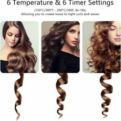 CJ Royals Automatic Hair Curler - Wireless - LCD Display - Ceramic -Babyliss Shop 550x555 15