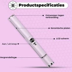 BAESS Luxe Stijltang - 2-in-1 Krullen & Stijlen - Keramische Stijltang - 130?C Tot 235 ?C -Babyliss Shop 550x555 3