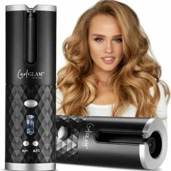 CURLGLAM® Automatische Krultang - Draadloos - USB Oplaadbaar - Black
