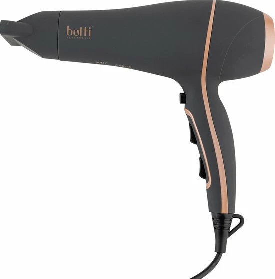 Botti Alena Smooth & Silk Ionische Fohn Met Coolshot Functie - Haardroger - Haarfohn - 3 Temperatuur Standen - Warm En Koud - Zwar 1 Botti Alena Smooth & Silk Ionische Fohn Met Coolshot Functie - Haardroger - Haarfohn - 3 Temperatuur Standen - Warm En Koud - Zwar