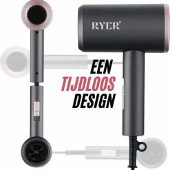 RYER Föhn Met Diffuser - 3 Standen - Ionic Hair Dryer - Opzetstukken Krullen 14 RYER Föhn Met Diffuser - 3 Standen - Ionic Hair Dryer - Opzetstukken Krullen -Babyliss Shop 550x558 3