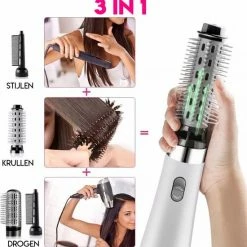 Lotiks 3-in-1 F?hnborstel - Keramische Magic Brush - Lang/Kort/Stijl/Krullen - 750W - Wit -Babyliss Shop 550x559 4