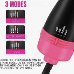 ONE STEP OneStep 3-in-1 Magic Brush - F?hnborstel - Haardroger - Zwart & Roze -Babyliss Shop 550x562 23