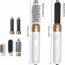 Top Goods Airwrap Gold - Multistyler - 5-in-1 F?hnborstel - Krultang - Incl. Opbergdoos & Luxe Haarborstel -Babyliss Shop 550x562 9