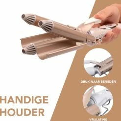 Achat? Wafeltang - Golvenkrultang - Keramische Krultang - 3 Temperatuurstanden - Inclusief Handschoen -Babyliss Shop 550x566 4