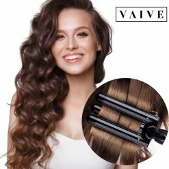 VAIVE Professionele Wafeltang 25mm ? Signature Curls Edition ? Waver ? Golvenkrultang ? Wave Krultang ? Beach Waves -Babyliss Shop 550x575