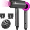 F?hn Met Diffuser Met Ionentechnologie Haardroger - Voor Elk Haartype - Haarf?hn Voor Krullen - Warm En Koud - 2000W - Simver - Black Friday 2022
