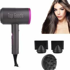 Top Goods - Professionele F?hn Met Diffuser - F?hn - Ionische Haardroger Elektrisch + GRATIS Siliconen Borstel -Babyliss Shop 550x578 9