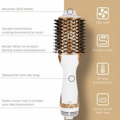 MONCLAIRE Fohnborstel Magic Brush - Haardroger Met Borstel - Fohn - Haarfohn - Stijlborstel -Babyliss Shop 550x579 5