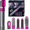 Merkloos Hairwrap | Multistyler | 5 IN 1 SET | Hetelucht F?hn | Airstyler | F?hnborstel | Hetelucht Borstel | Roze | Krulborstel | 5 In 1 Krultang | 5 In 1 Styler | Styling | Airwrap | Airwrap Krultang | Airwrap Styler | Hairstyler | Haarstyler | Tiktok |