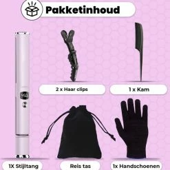 BAESS Luxe Stijltang - 2-in-1 Krullen & Stijlen - Keramische Stijltang - 130?C Tot 235 ?C -Babyliss Shop 550x581 1