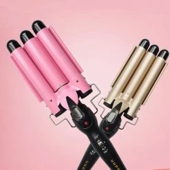 Tollmann - Wafeltang - Wave Krultang - Golven - 25mm Zwart/goud - Krultang - Krullen - Festival -Babyliss Shop 550x586 14