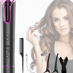 MoreWomen? Automatische Krultang - Draadloze Krultang - 150?C-200?C - Oplaadbaar & Met Opzetstukken 12 MoreWomen? Automatische Krultang - Draadloze Krultang - 150?C-200?C - Oplaadbaar & Met Opzetstukken -Babyliss Shop 550x587 3