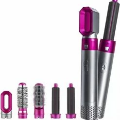Merkloos Hairwrap | Multistyler | 5 IN 1 SET | Hetelucht F?hn | Airstyler | F?hnborstel | Hetelucht Borstel | Roze | Krulborstel | 5 In 1 Krultang | 5 In 1 Styler | Styling | Airwrap | Airwrap Krultang | Airwrap Styler | Hairstyler | Haarstyler | Tiktok | -Babyliss Shop 550x587 5