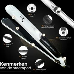 Simver Professionele Steampod 3.0 - Professionele Stoom Stijltang - Stijltang - Krultang - Black Friday 2022 -Babyliss Shop 550x591 3
