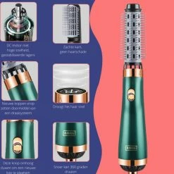 Professionele F?hnborstel Ionische Haardroger Haarf?hn - Groen - 1200W - Lang/Kort/Stijl/Krullen - RAVEG -Babyliss Shop 550x592 7