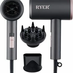 Babyliss Shop 11 RYER Föhn Met Diffuser - 3 Standen - Ionic Hair Dryer - Opzetstukken Krullen