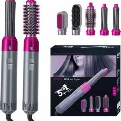 Np-products NP Products - Airwrap - Styler - Hairwrap - Styling - Airstyler - Krultang - De Nieuwe En Verbeterde - 5 In 1 Krultang - Haardroger - Reisfohn - 5 In 1 Haarstyler - NIEUW EN VERBETERD!!!!!!!!